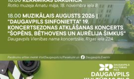 Pasākumi Daugavpilī 21.08.-27.08.2026.