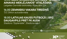 Pasākumi Daugavpilī 28.08.-03.09.2026.