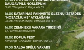 Pasākumi Daugavpilī 28.08.-03.09.2026.