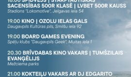 Pasākumi Daugavpilī 14.08.-20.08.2026.