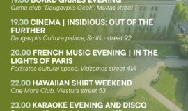 Events in Daugavpils from August 21 to 27