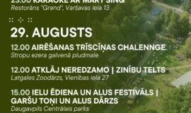 Pasākumi Daugavpilī 28.08.-03.09.2026.