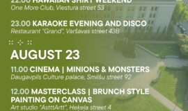 Events in Daugavpils from August 21 to 27