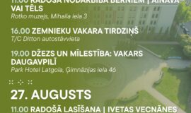 Pasākumi Daugavpilī 21.08.-27.08.2026.