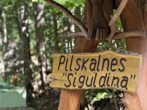 Dabas lieguma “Pilskalnes Siguldiņa” dabas taka atdzimst ar “Sprīdīša” pasaku tēliem