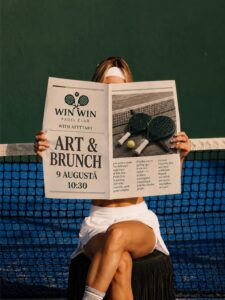 Pasākums “Art & Brunch” padel tenisa klubā “WIN WIN Padel Club”