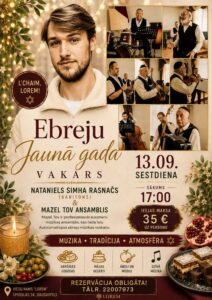 Ebreju Jaunā gada koncertvakars viesu mājā “Lorem”