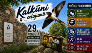 Kopā ar bezdelīgu uz svētkiem “Kalkūni ceļojumā”