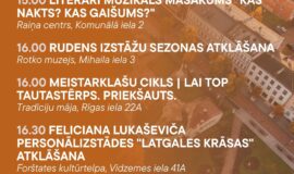 Pasākumi Daugavpilī 11.09.-17.09.2026.