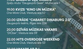 Pasākumi Daugavpilī 25.09.-01.10.2026.