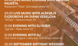 Events in Daugavpils from September 11 to 17