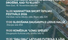Pasākumi Daugavpilī 25.09.-01.10.2026.