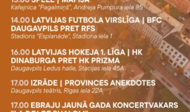 Pasākumi Daugavpilī 11.09.-17.09.2026.