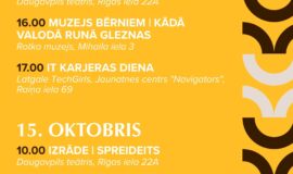 Pasākumi Daugavpilī 09.10.-15.10.2026.