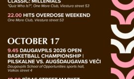 Events in Daugavpils from October 16 to October 22