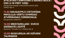 Pasākumi Daugavpilī 16.10.-22.10.2026.