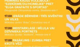 Pasākumi Daugavpilī 09.10.-15.10.2026.