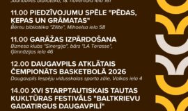 Pasākumi Daugavpilī 23.10.-29.10.2026.