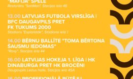 Pasākumi Daugavpilī 30.10.-05.11.2026.