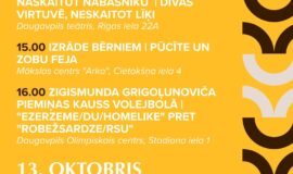 Pasākumi Daugavpilī 09.10.-15.10.2026.