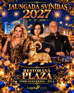 Jaungada svinības restorānā “Plaza”