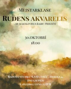 Meistarklase “Rudens akvarelis”