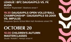 Events in Daugavpils from October 16 to October 22