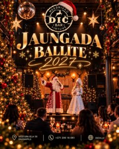 Jaungada ballīte restobārā “DIČ BAR”