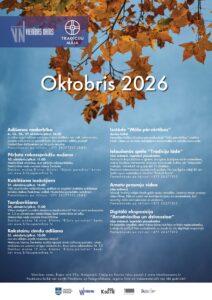 Pasākumi Tradīciju mājā 2026. gada oktobrī