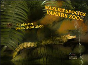 Pasākums „Mazliet spocīgs vakars zoodārzā…”